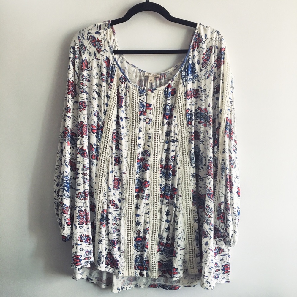 Bohemian Lucky Brand blouse